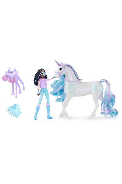 UNICORN Set de joaca Unicorn Academy - Unicorn Glacier si papusa Layla