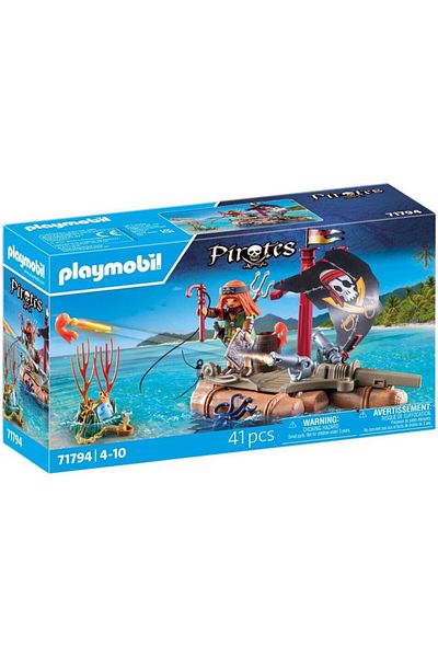 Playmobil Pirates - Pirate raft with treasure