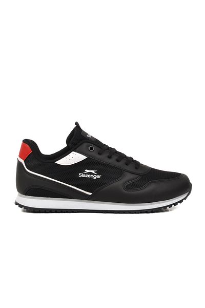Slazenger Black White Mesh Lightweight Breathable Men's Sports Shoes Invicible m