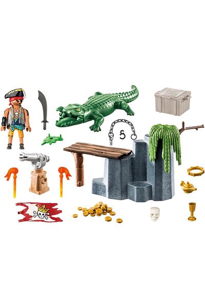 Playmobil Pirates - Pirat cu aligator