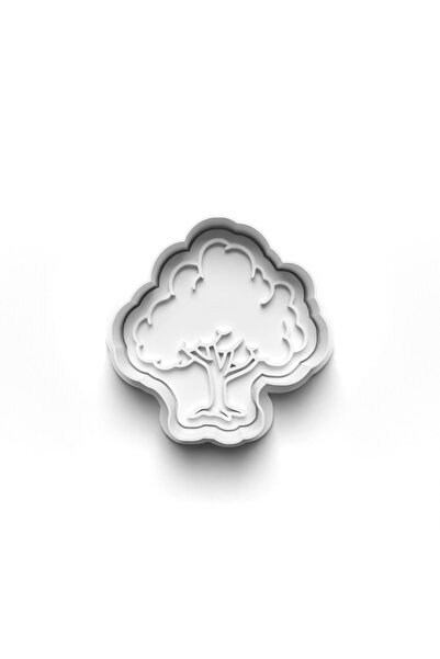 Adana Pasta Malzemeleri قاطعة وطوابع قوالب البسكويت للأشجار 3D-0671_3