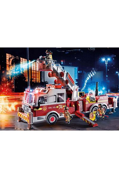 Playmobil City Action - Fire truck with ladder and cannon