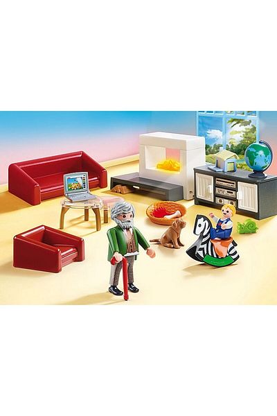 Playmobil Dollhouse - Family living room