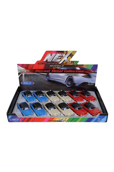 WELLY Net Welly 1:32 Metal Pull Release Chevrolet 57 Bel Air