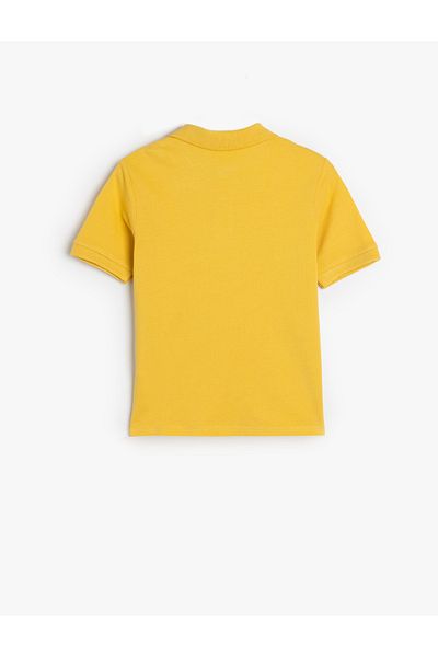Koton Tricou polo cu mânecă scurtă din bumbac texturat