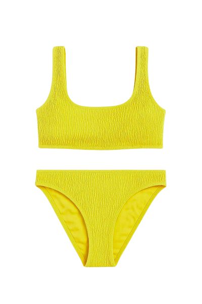 Katia&Bony Set de bikini pentru femei Lemon Party Gimped Galben