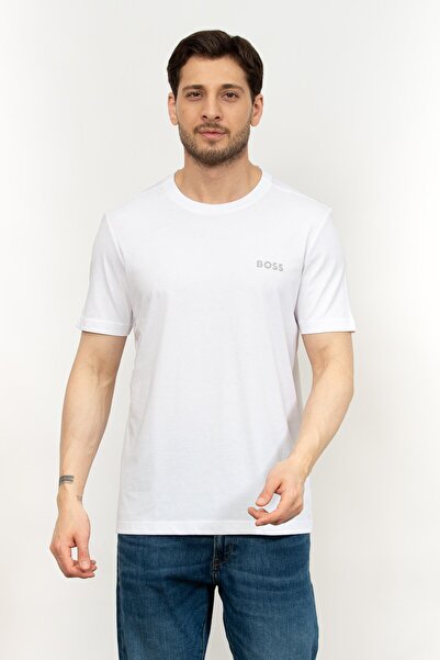 BOSS Erkek Bisiklet Yaka T-Shirt