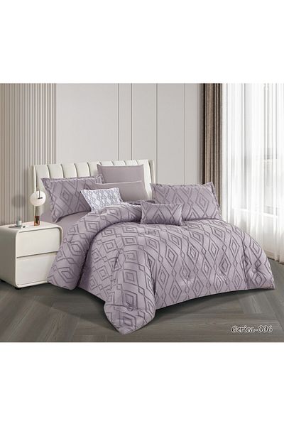 HOURS Horse 8-Piece Silky Soft Quilt Set, King Size, with an Elegant Pattern