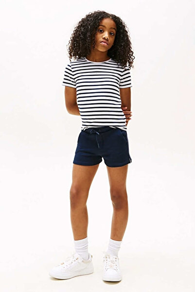 Tommy Hilfiger Girls Th T-Shirt and Shorts Set - Navy