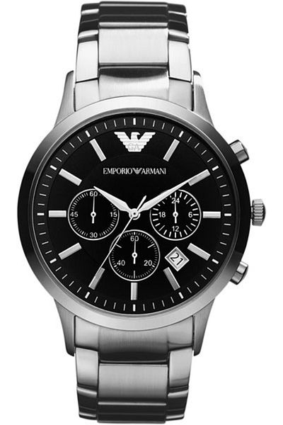 Emporio Armani Men Stainless Steel Quartz Watch