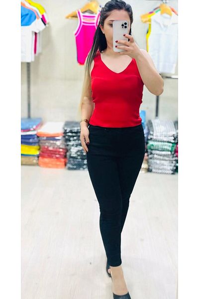 Butik Zeyoo Collection Women's Strappy Crop
