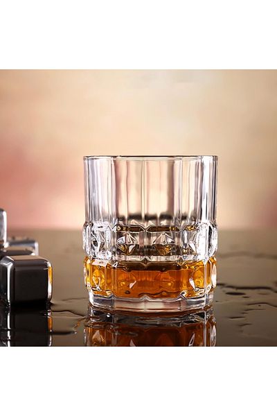 OEM Pahar pentru whiskey, Modern, 240 ml, 8.5 cm h, 7.5 cm diametru baza, 6.5 cm diametru deschidere