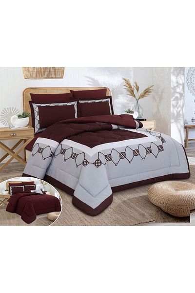 HOURS Horse Comforter Set, 6 Pieces, Double, SUE-02
