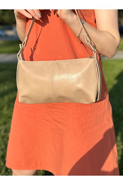 SİNİSA BAG Geantă de mână și de umăr din piele moale pentru femei