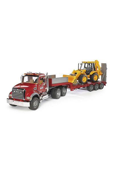 Bruder Camion Bruder - Mack Granite si buldoexcavator JCB 4CX
