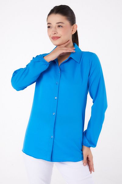 TOFİSA Shirt Turquoise - 13249