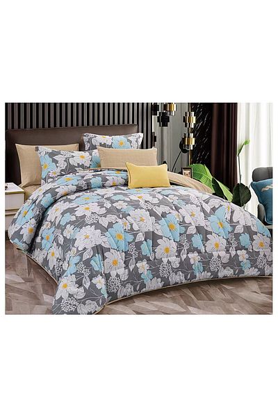 HOURS HOURS 7-Piece Cotton Double Duvet Set HOURS-242