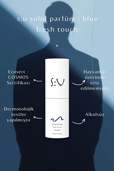 S:U Solid Parfum Blue Men 14 gr - Katı Parfüm Mavi Erkek