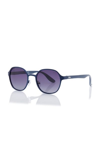 Lee Cooper Polarized Sunglasses Matte Blue Frame Gradient Grey Mirror Lens 51mm - LC1211C03