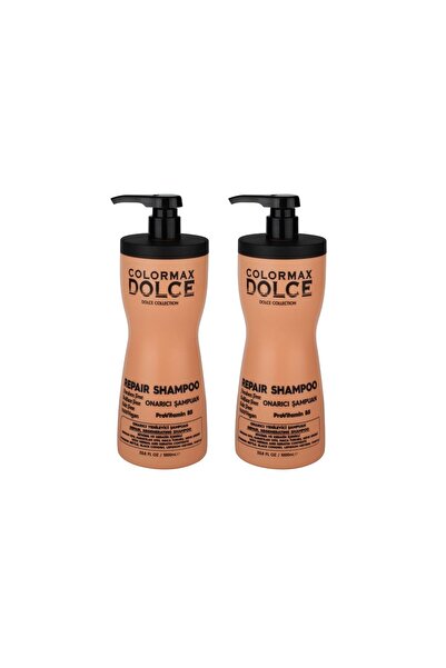 COLORMAX DOLCE شامبو نيو سيريز ريبيرينغ بروفيتامين ب5 النباتي 1000 مل 2 قطعة