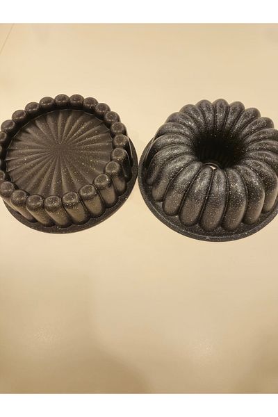 TAŞHAN 2*Piece Casting Cake Mold Tart and Cake Mold with Sliced