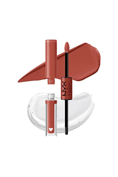 NYX أحمر شفاه سائل مع ملمع شفاه عالى اللمعان 2×1 درجة 04