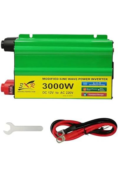 Generic 3000W Modified Sine Wave Power Inverter High Frequency Power Inverter, DC 12V to AC 220V, Converter