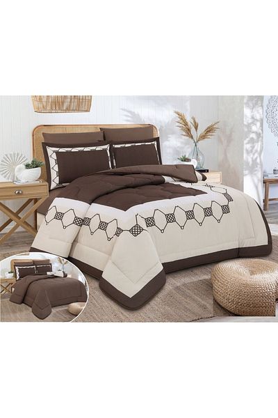 HOURS Horse Comforter Set, 6 Pieces, Double, SUE-06