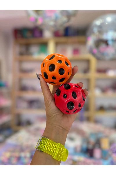 Raicon 2 Pack High Jumping Ball Moonball Galaxy Space Moon Ball Extreme Jumping Moonball Garden Toy