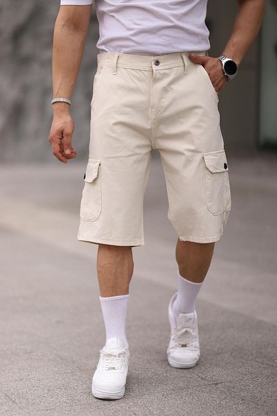 comstar Ανδρικό σορτς Capri Slim Fit Cargo με τσέπες