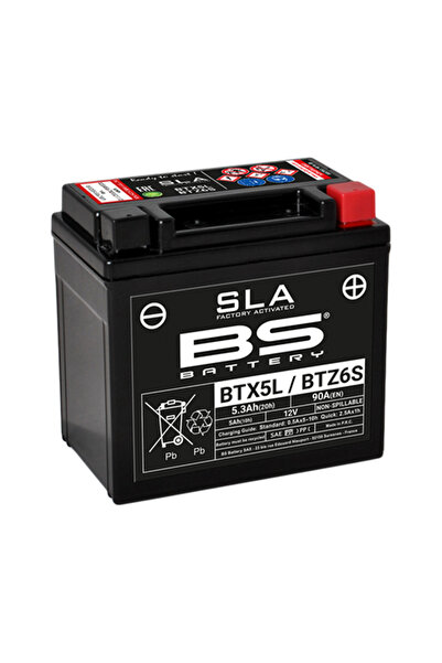 Genel Markalar Btz6s / Btx5l (SLA) Honda Dıo Aku Honda Dıo Motosiklet Aküsü S...