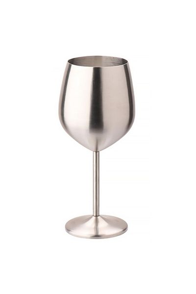 OEM Pahar pentru vin, Matte Silver, otel inoxidabil, argintiu mat, 500ml
