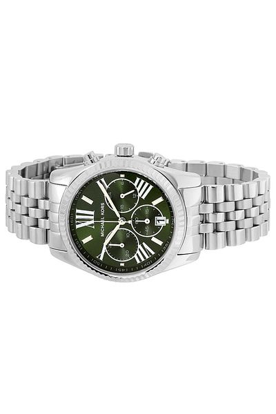 Michael Kors Women's Wristwatch Stainless Steel Silver Tone