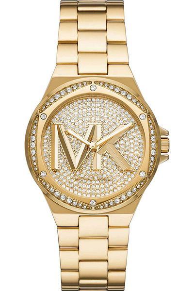Michael Kors Women's Wristwatch Stainless Steel Yellow Gold