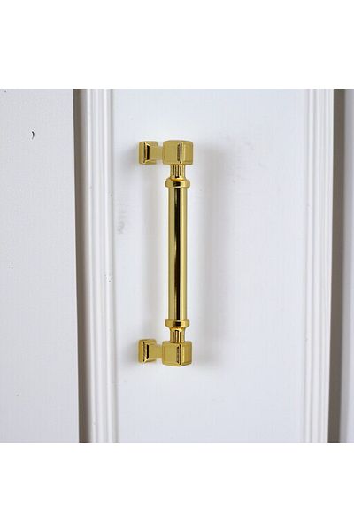 Badem10 Mâner Talas 128 mm Aur Aur Mobilier Sertar Bucătărie Dulap Ușă Dulap Mânere Kulb Mâner