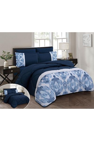 HOURS Horse comforter set, double, 6 pieces, ARELLA-03