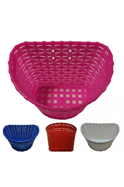 motobisikletim Bmx Uyumlu Bisiklet Plastik Baskı Ön Sepet 12-16-20 [Kırmızı,M...