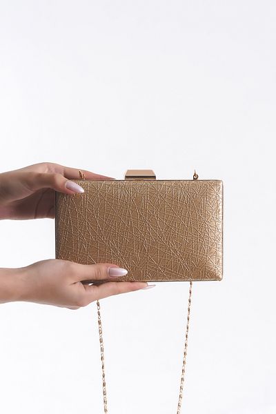 Famels Women's Patterned Evening Dress Clutch Portfolio Hand Night Wedding Engagement Evening Dress Bag
