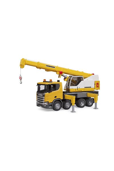 Bruder Grck Br03570 Scania Rserisi Liebherr Macara Camion +4 ani Efsn