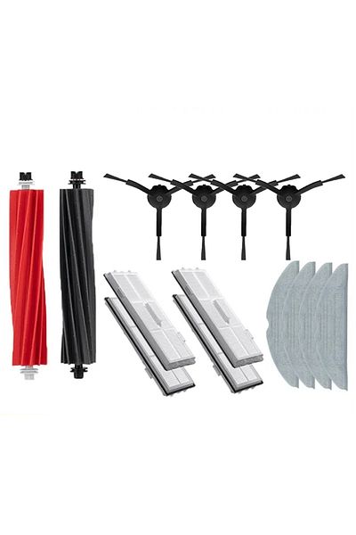 Choice3 SET G 14PCS For Roborock S8 S8 Pro Ultra S8+ Robot Vacuum Spare Parts Main Side Brushes Mop Cloths H