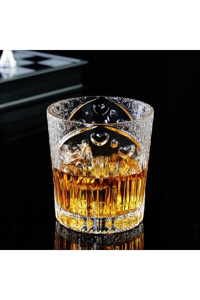 OEM Pahar pentru whiskey, Royal, 268 ml, 9 x 8.3 x 8.7 cm , din sticla, transparent