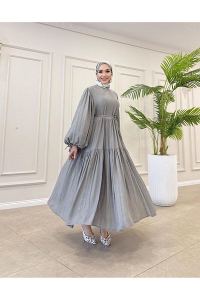 Hare Butik Talia Viscose Katkat Dress