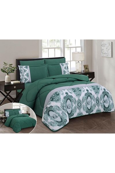 HOURS Horse comforter set, double, 6 pieces, ARELLA-09