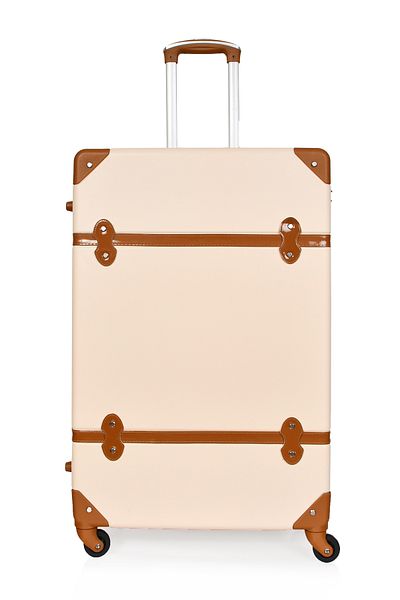 MORANO Morano Classic Vintage 28-inch Spinner Luggage with Safety Lock