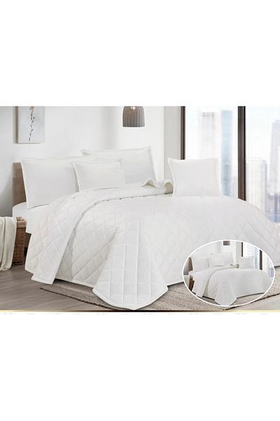 HOURS Horse Fur and Velvet Winter Compressed Duvet Set, Durable and Soft Fabric, 6 Pieces, King Size