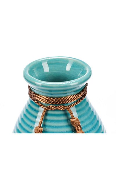Ella Home Ro Vază ceramică albastră 24 cm