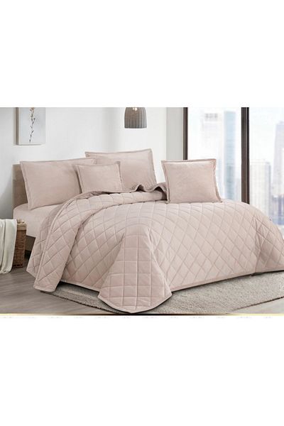 HOURS Horse Fur and Velvet Winter Compressed Duvet Set, Durable and Soft Fabric, 6 Pieces, King Size
