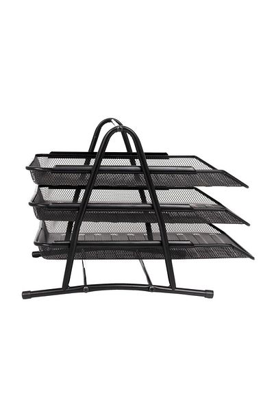 Mimaks 3 L Metail File Document Shelf Black Mrf-3