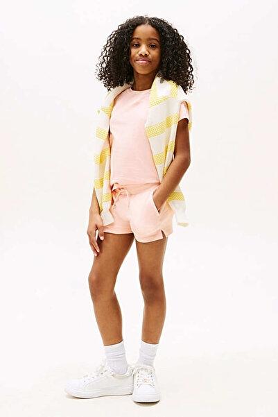 Tommy Hilfiger Girls Th T-Shirt and Shorts Set - Powder