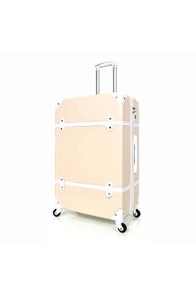 MORANO Morano Classic Vintage 28-inch Spinner Luggage with Safety Lock